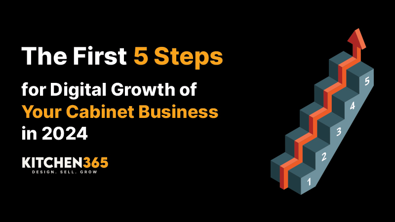 The First 5 Steps for Digital Growth of Your Cabinet Business in 2024